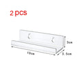 2/4/6/8pcs Clear Vinyl Record Shelf Wall Mount Holder Wall Acrylic Album Record Holder Display Your Daily LP For Home Decor