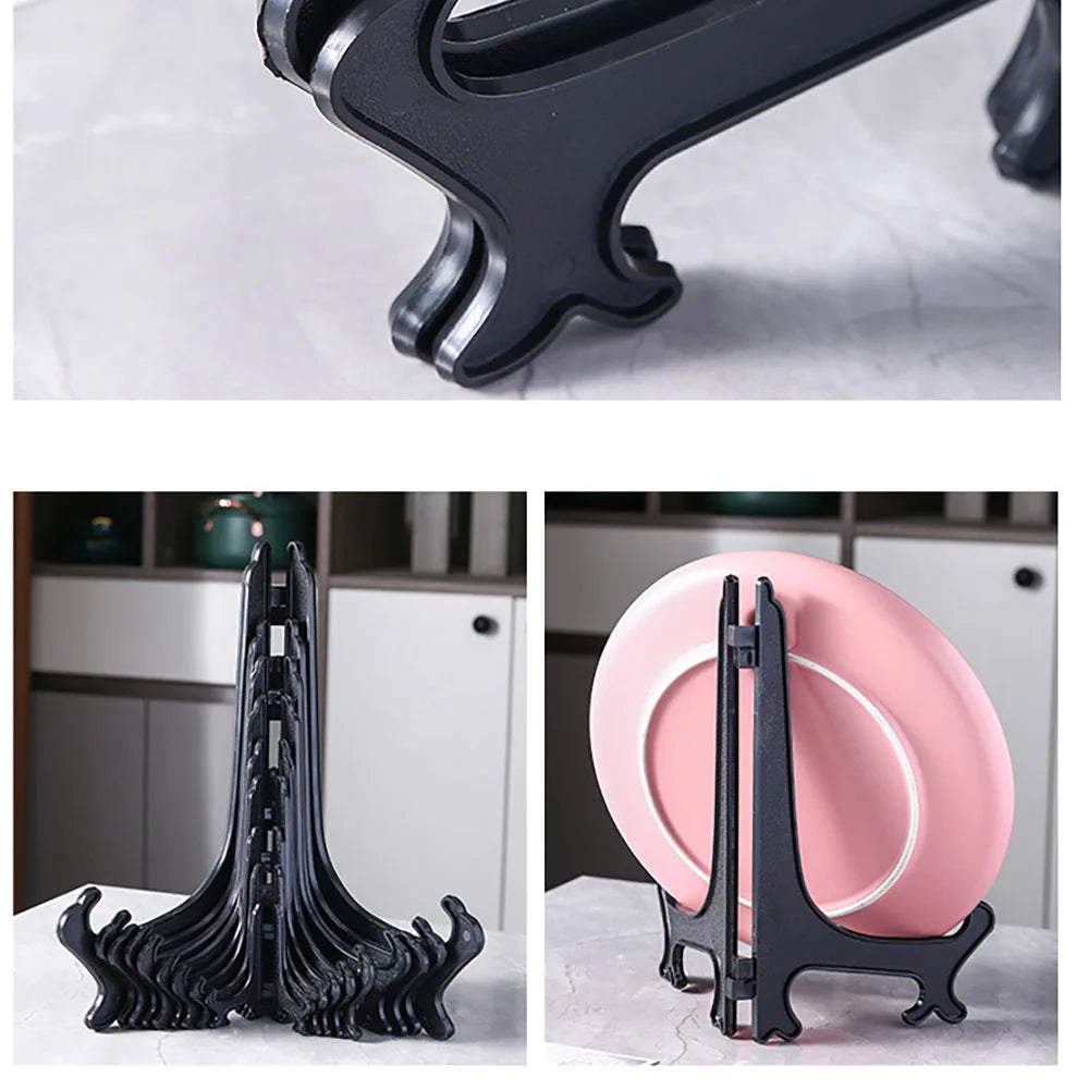 Plastic Acrylic Easels or Stand/Plate Holders to Display Pictures or Other Items at Weddings, Home Decoration, Birthdays, Tables