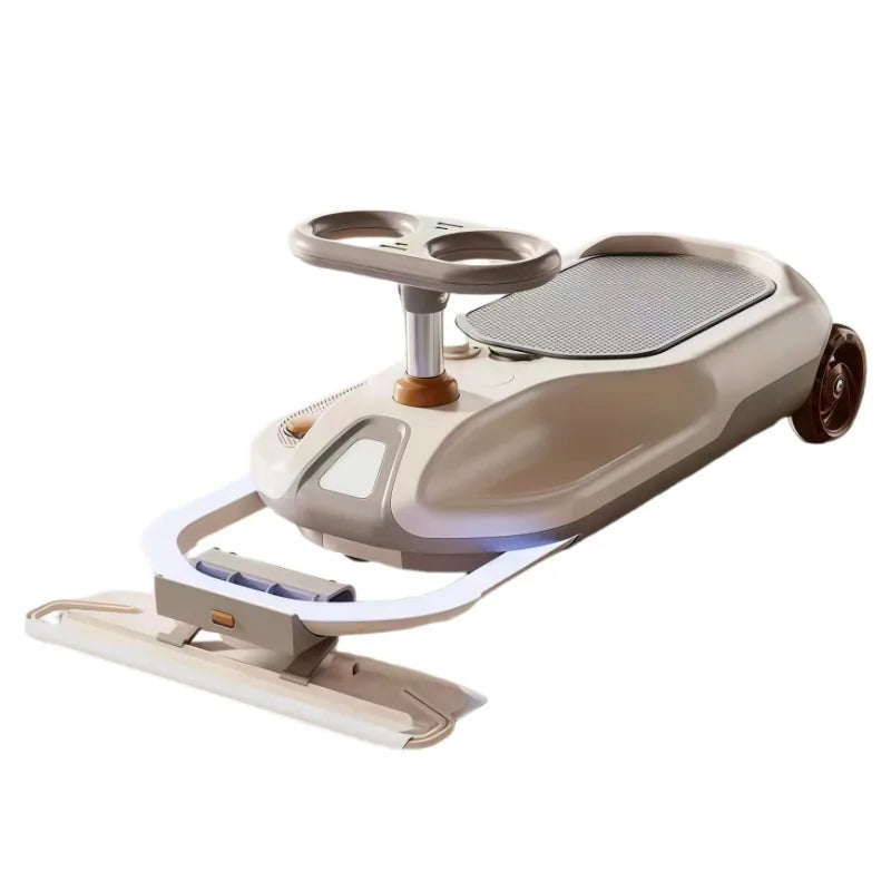 Children Foldable Mini Kart Ride Children Household Help Floor Mop House