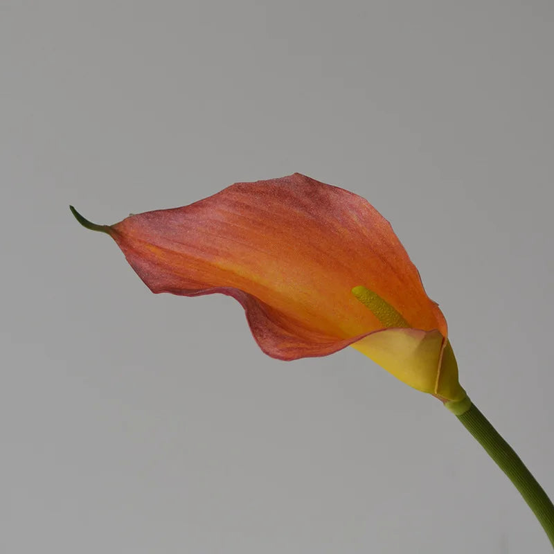 5pcs Large Calla Lily Artificial Flowers Wedding Decor Bridal Bouquet  Fake Flowers Realistic Callas Home Decoration Accessories