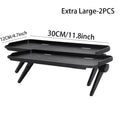 TV Screen Top Storage Shelf Adjustable Computer Monitor Desktop Screen Top Storage Rack Router Shelf Rack Home Organizer