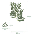 10PCS Artificial Plants Italian Ruscus Greenery Stems Spring Faux Shrub Bushes Green Leaves for Wedding Arch Bouquet Home Decor