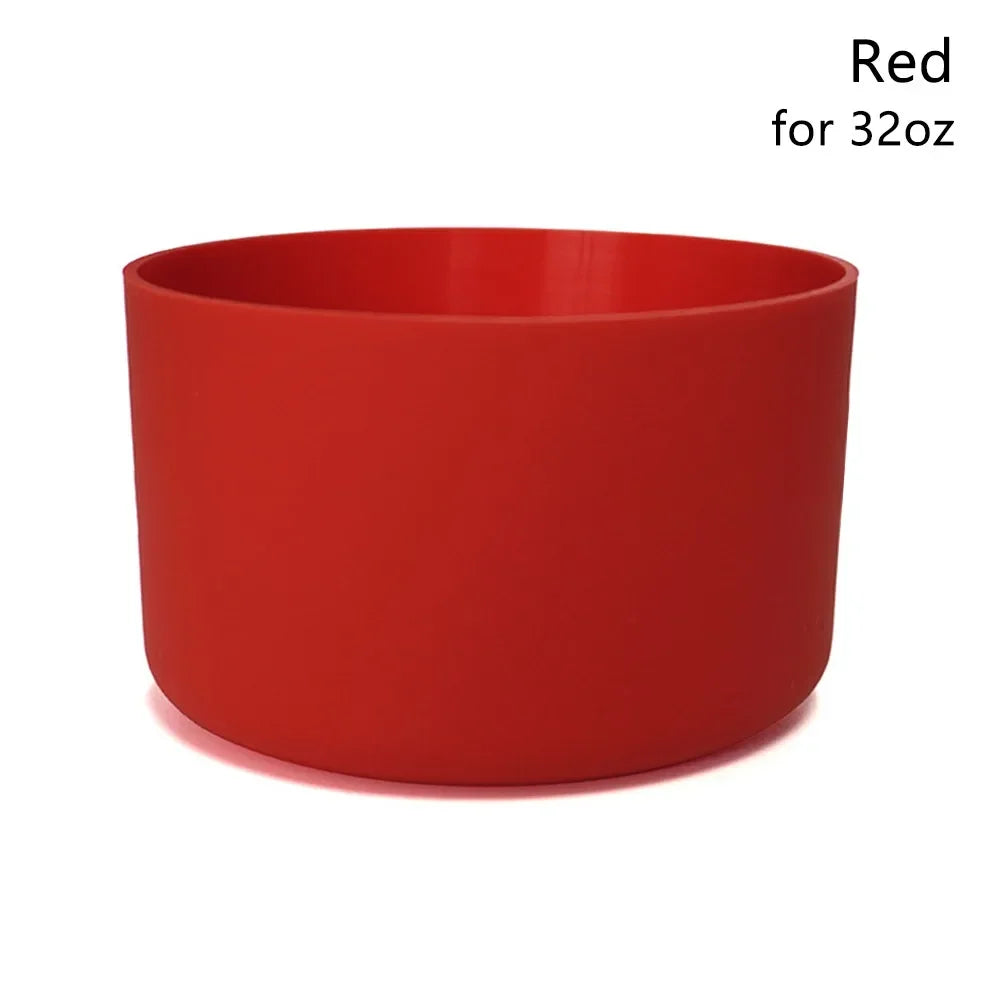 1Pcs Durable Anti-Slip Silicone Boot Colorful Protective Bottle Bottom Base Soft Cup Sleeve for Owala 24oz 32oz 40oz