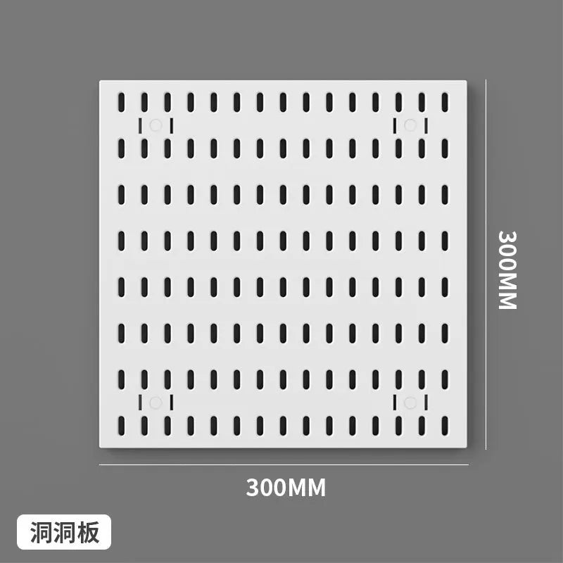 INS Style Punch-free Hole Board Wall Shelf Hooks Self-adhesive Desk Vertical Rack Accessories Hook Wall Decoration Organizer