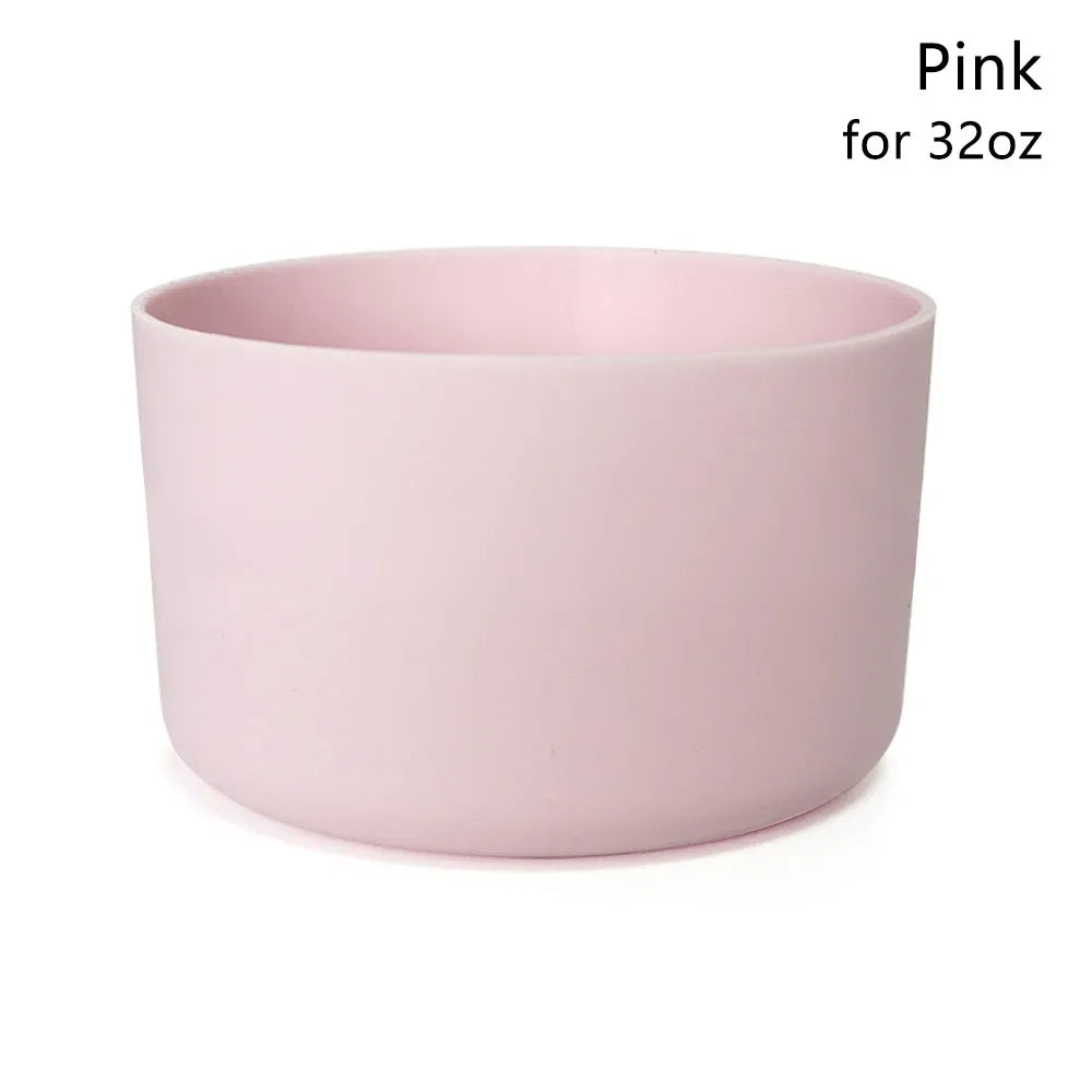 1Pcs Durable Anti-Slip Silicone Boot Colorful Protective Bottle Bottom Base Soft Cup Sleeve for Owala 24oz 32oz 40oz