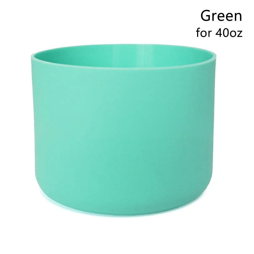 1Pcs Durable Anti-Slip Silicone Boot Colorful Protective Bottle Bottom Base Soft Cup Sleeve for Owala 24oz 32oz 40oz