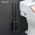 MENGNI-Luxury Toilet Brush Bathroom Wall-mount Quick Draining Clean Tool Cleaning Brush Bathroom Accessories Sets