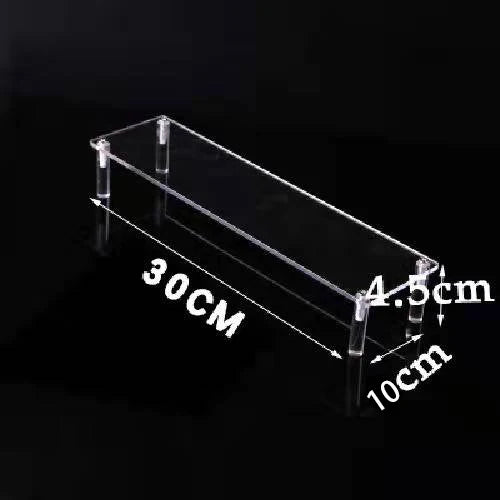 Black Acrylic Riser Display Shelf Perfume Stand Cologne Cupcake Stand for Funko POP Figures Desserts Holder Collection Cosmetic