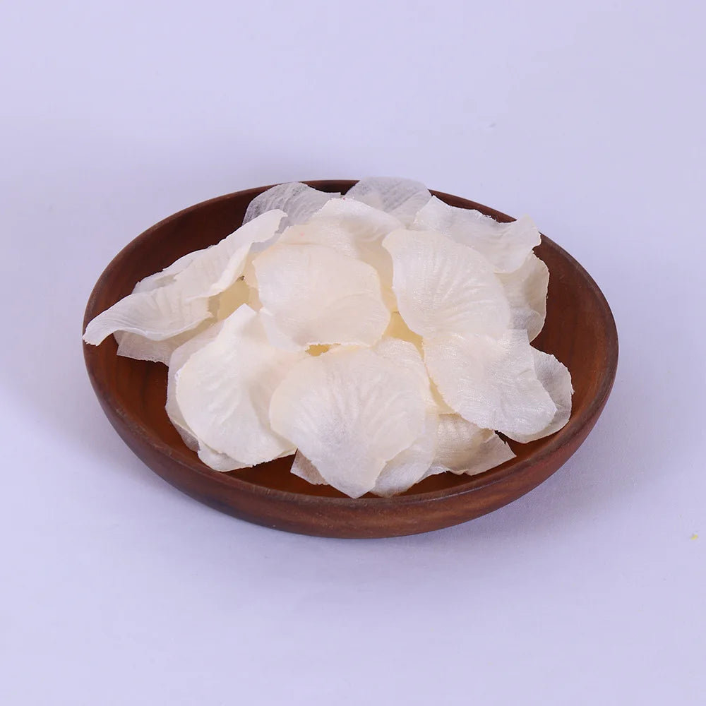 1000pcs Rose Petals Fake Rose Petals Romantic Night Wedding Flower Decoration for Party Decor and Valentine's Day Celebration