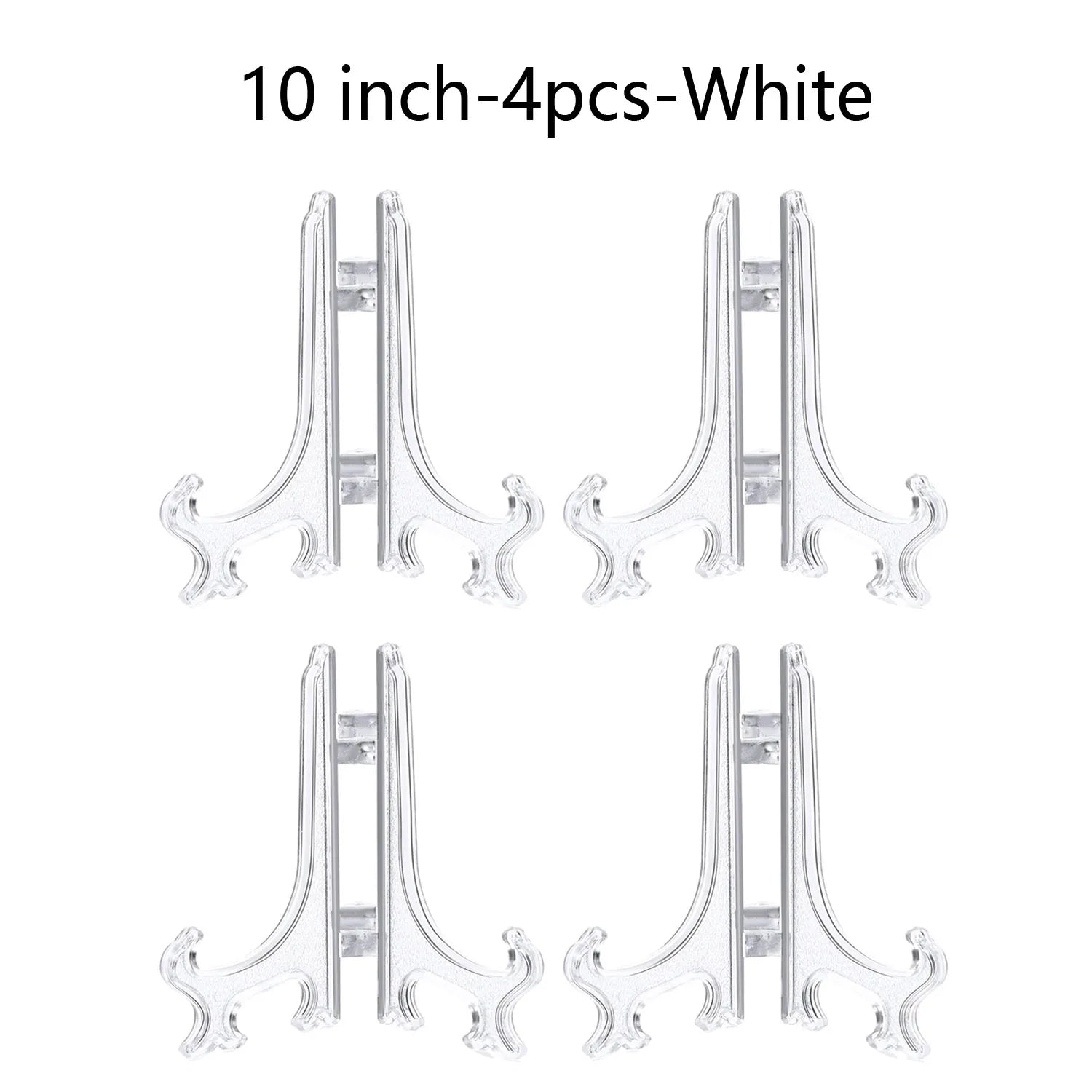 Plastic Acrylic Easels or Stand/Plate Holders to Display Pictures or Other Items at Weddings, Home Decoration, Birthdays, Tables