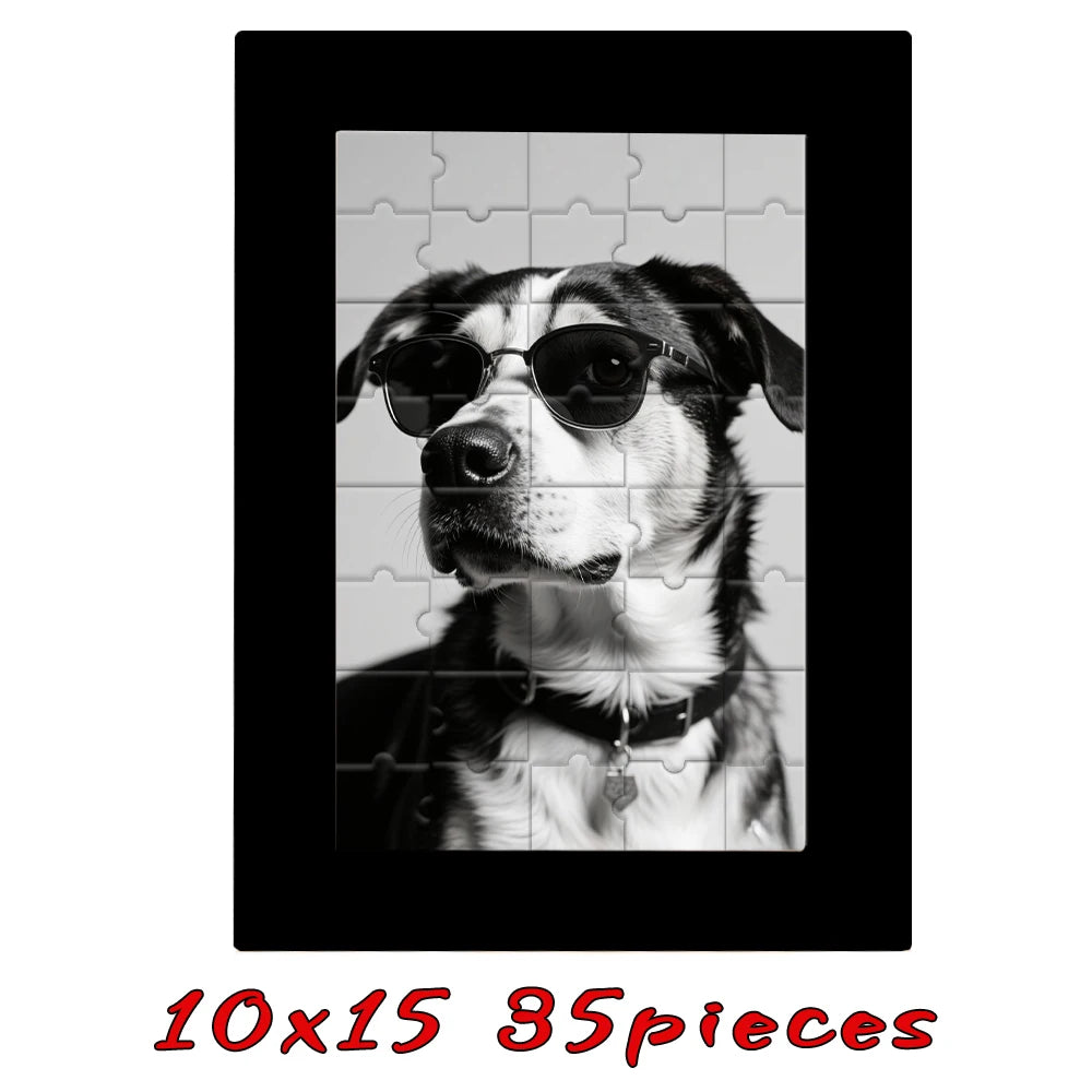 Customized Wooden Puzzles,Wooden Frames in Multiple Color Sizes,Custom Graduation Photo Puzzles as Creative Gifts