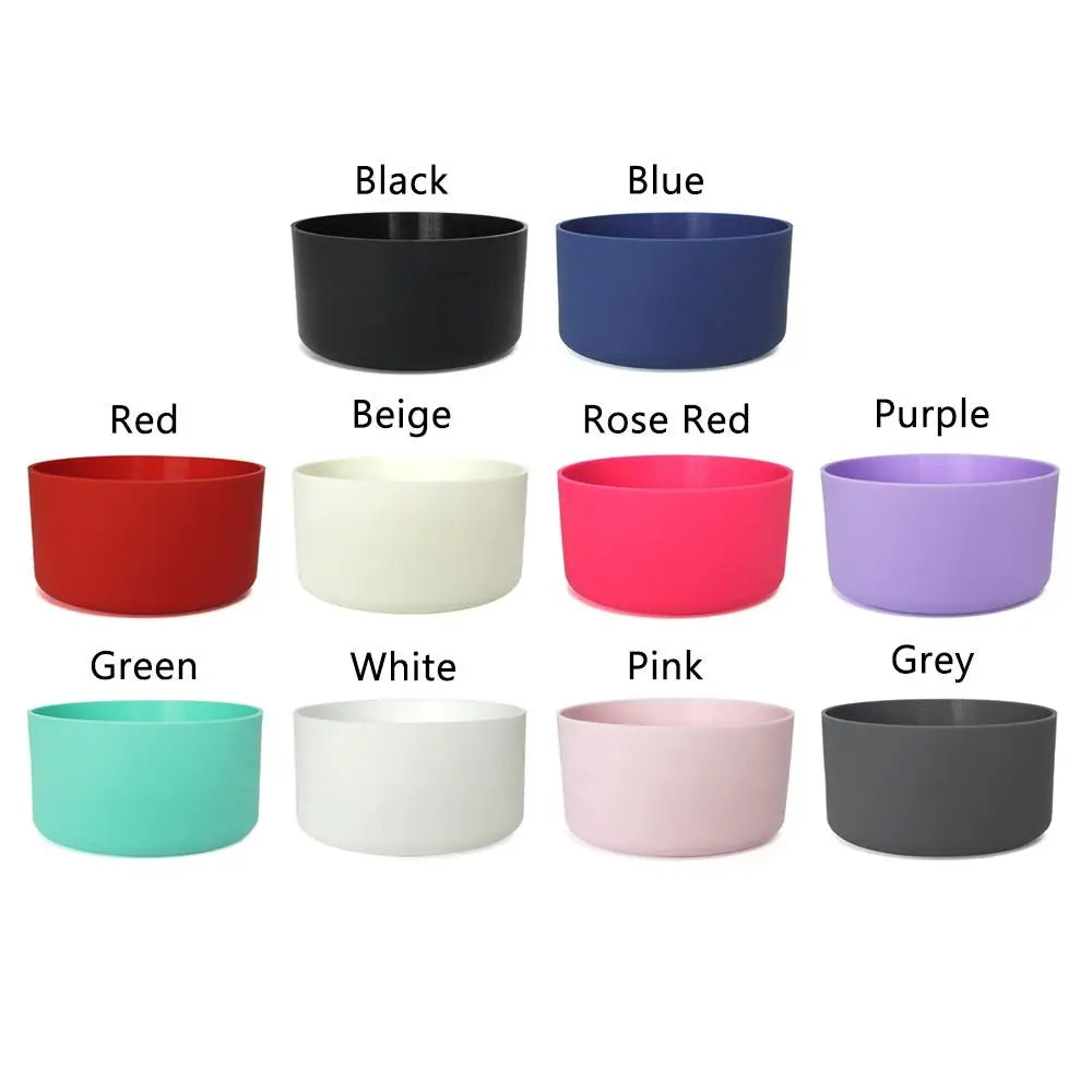 1Pcs Durable Anti-Slip Silicone Boot Colorful Protective Bottle Bottom Base Soft Cup Sleeve for Owala 24oz 32oz 40oz