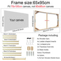 Various Sizes Canvas Frame Wooden Frames Natural Wooden Photo Oil Painting Canvas Diamond Painting Frames Canvas Wood Wall Frame