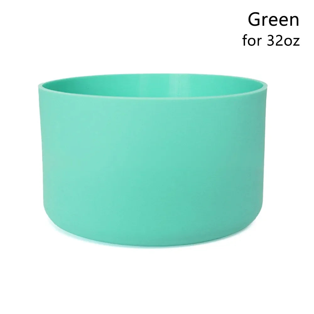 1Pcs Durable Anti-Slip Silicone Boot Colorful Protective Bottle Bottom Base Soft Cup Sleeve for Owala 24oz 32oz 40oz
