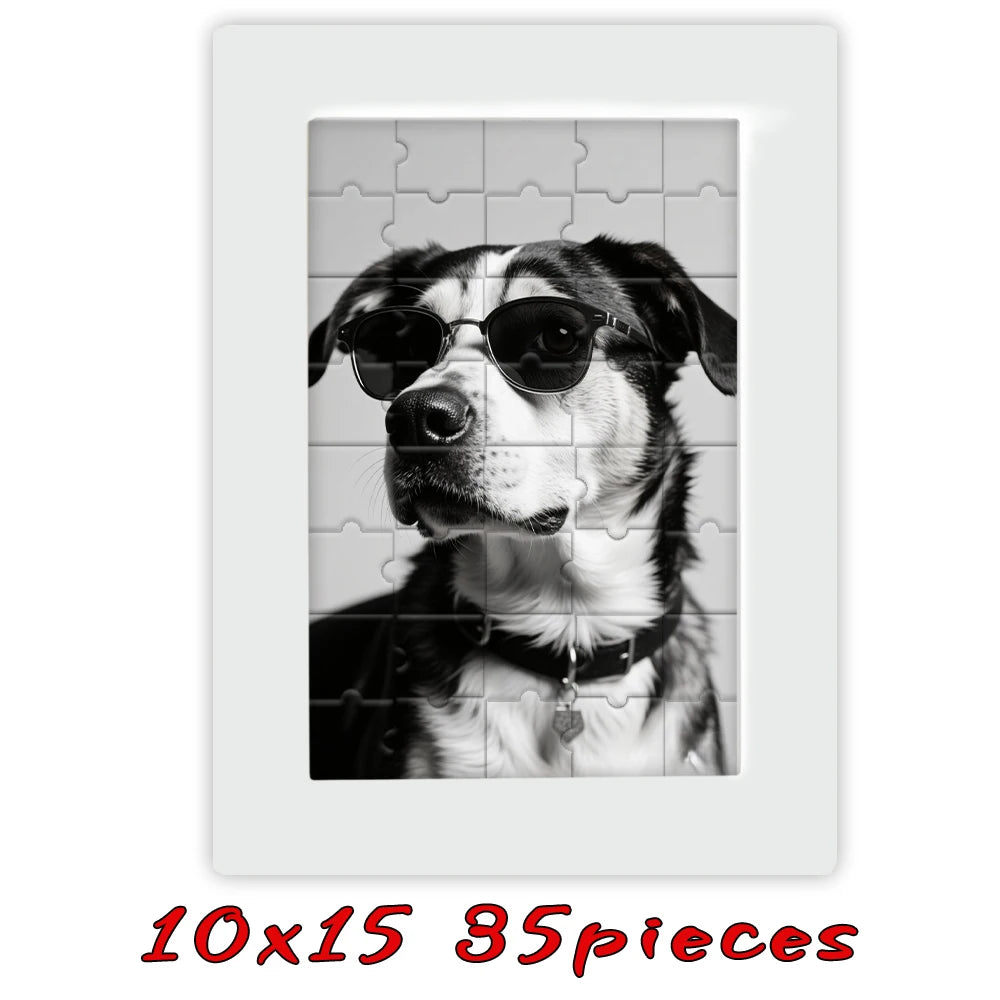 Customized Wooden Puzzles,Wooden Frames in Multiple Color Sizes,Custom Graduation Photo Puzzles as Creative Gifts