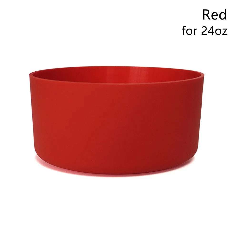 1Pcs Durable Anti-Slip Silicone Boot Colorful Protective Bottle Bottom Base Soft Cup Sleeve for Owala 24oz 32oz 40oz