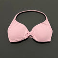 HISTELLO Impacts Strappy Bra Gym Top Women High Support Thin Strap Halter Sports Seamless Bra Scrunch Push-up Workout Yoga Tanks
