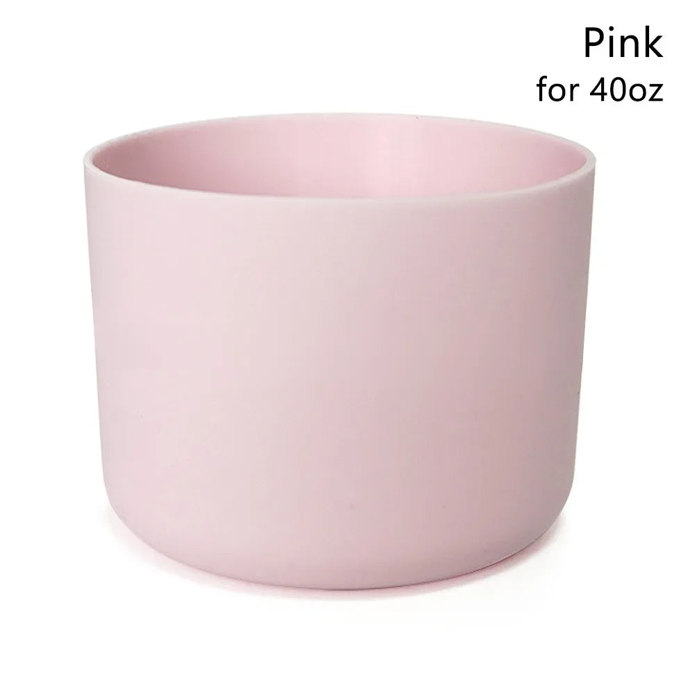 1Pcs Durable Anti-Slip Silicone Boot Colorful Protective Bottle Bottom Base Soft Cup Sleeve for Owala 24oz 32oz 40oz