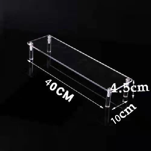 Black Acrylic Riser Display Shelf Perfume Stand Cologne Cupcake Stand for Funko POP Figures Desserts Holder Collection Cosmetic