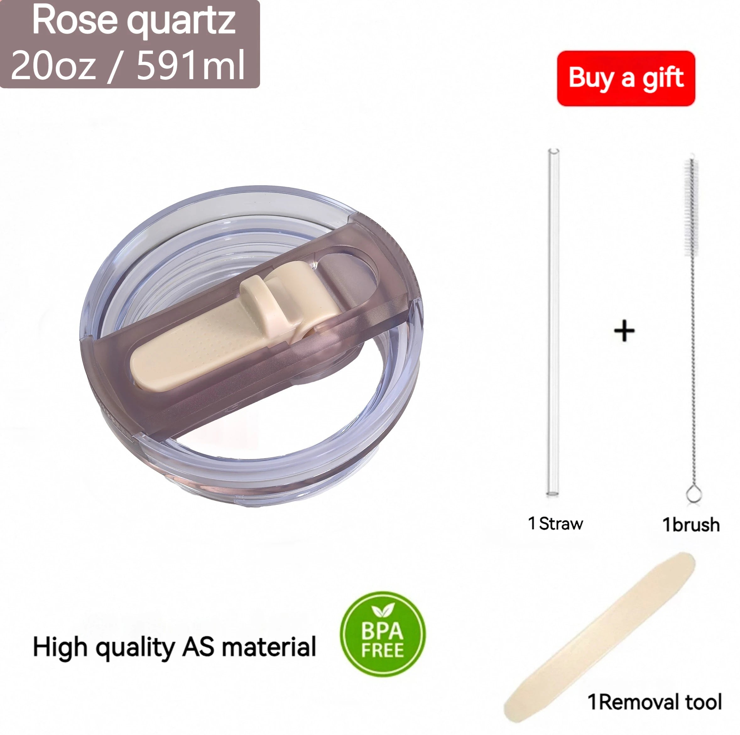 For Stanley 20oz 30oz 40oz Leak-Proof Flip Straw Lid Replacement, BPA-Free Detachable Travel Cover Accessories Easy Cleaning