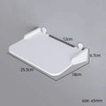 Wall Mount Floating Shelf with Hook Router Camera Power Strip Projector Set Top Box Hanging Storage Holder Home Office Organizer