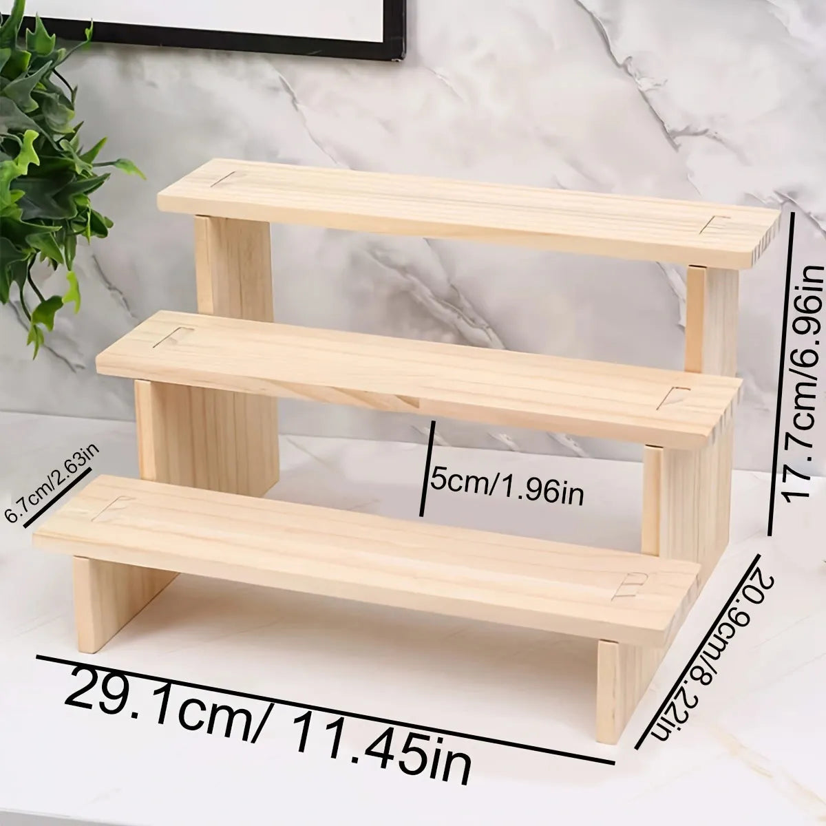 Wooden display rack, perfume, cosmetics storage rack, jewelry rack, for party decoration, commercial display rack