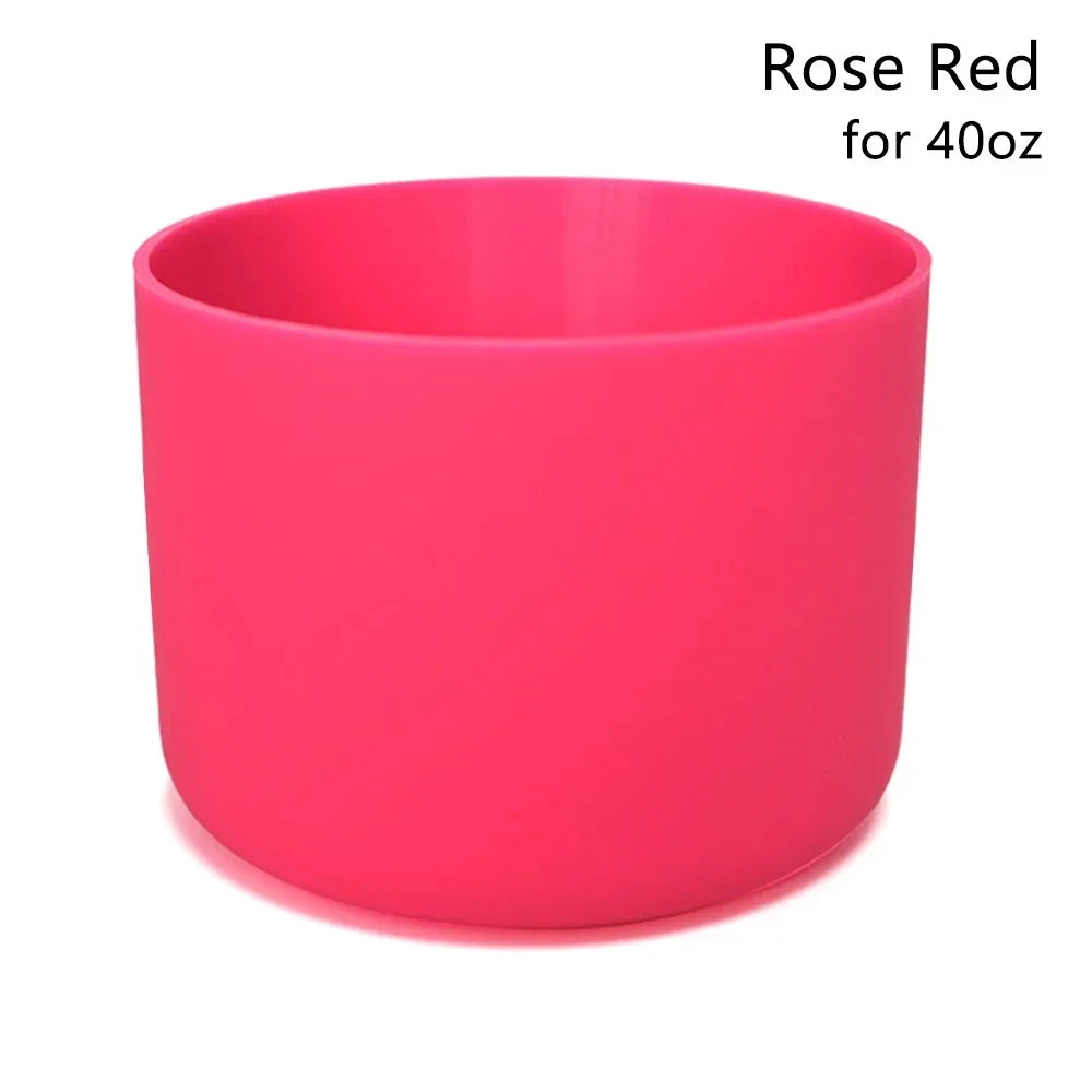1Pcs Durable Anti-Slip Silicone Boot Colorful Protective Bottle Bottom Base Soft Cup Sleeve for Owala 24oz 32oz 40oz