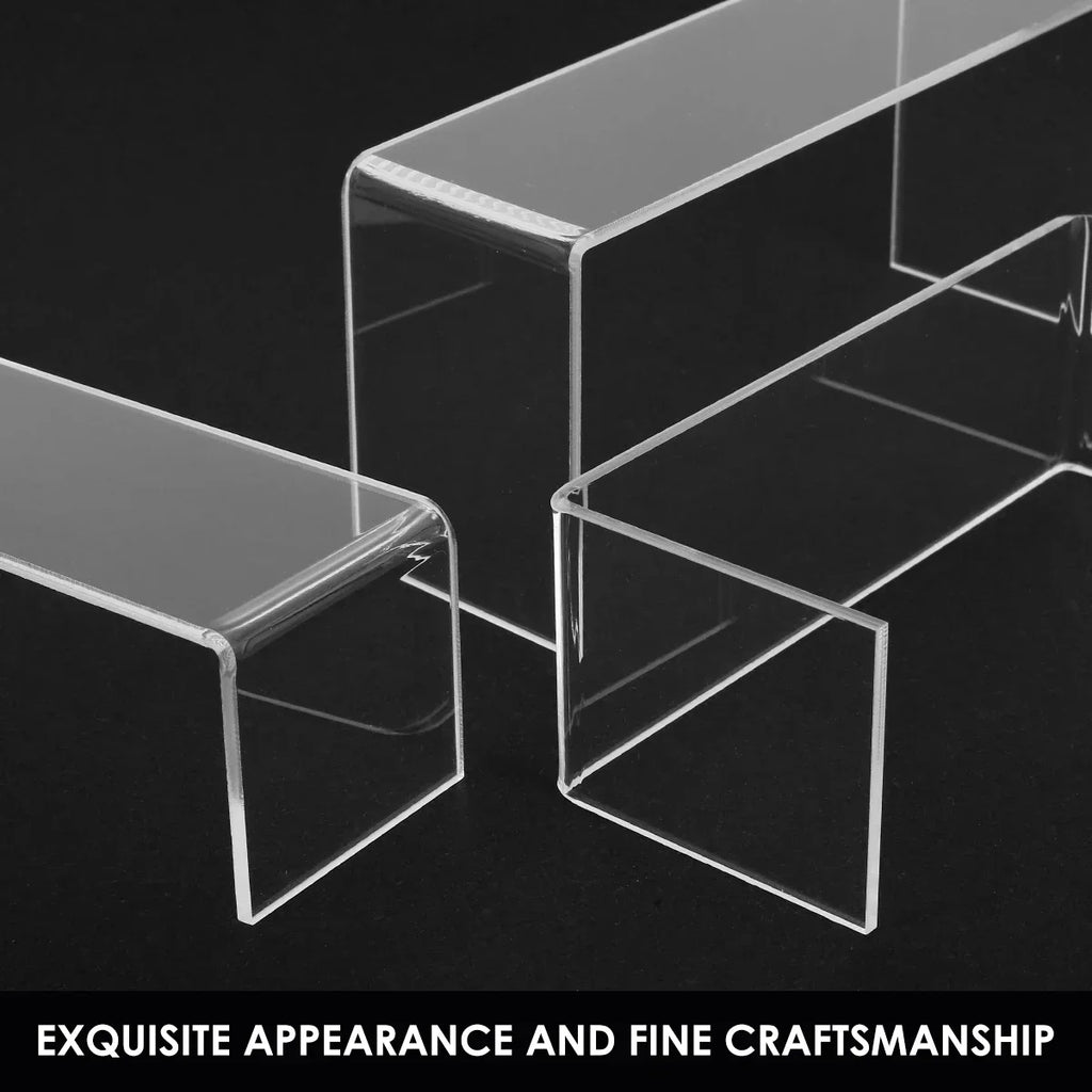 3/6/9/12Pcs Acrylic Display Stand Multifunctional Transparently Mini Model Storage Rack for Perfume Doll Jewelry Decor Organzier