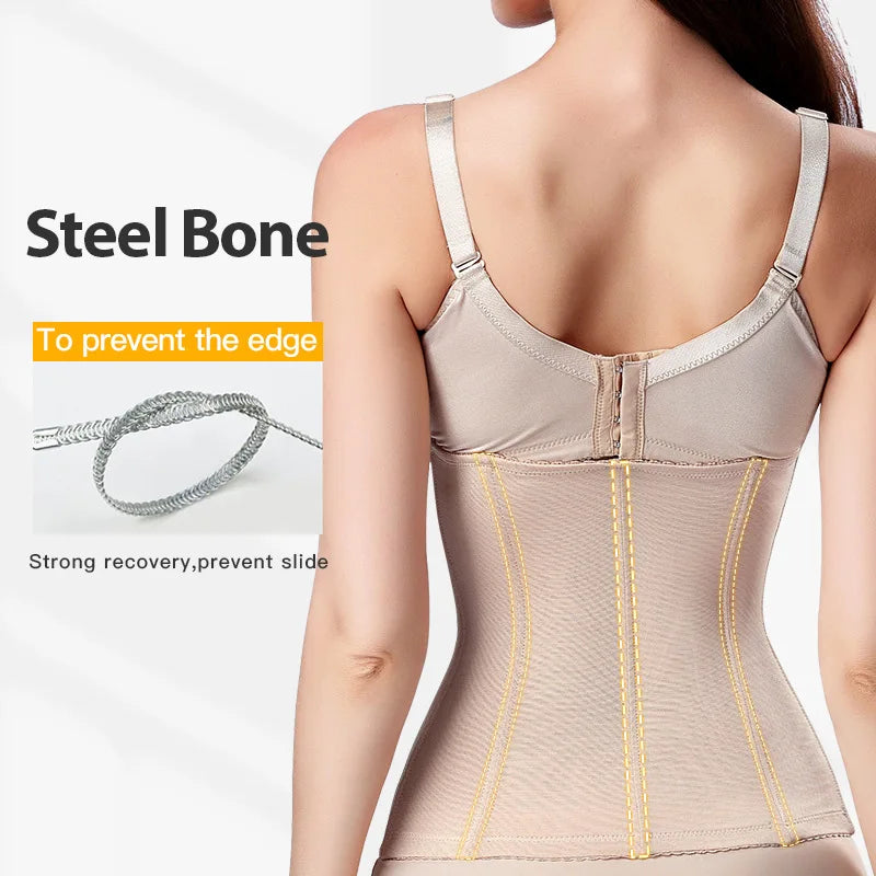 Hot Women Slimming Waist Trainer Belt Shapewear Tummy Control Belly Cincher Body Shaper Fat Compression Girdles Faja Firm Corset