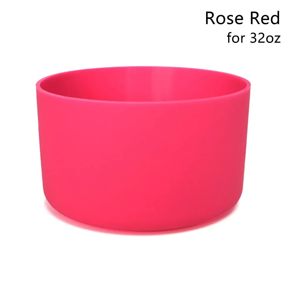 1Pcs Durable Anti-Slip Silicone Boot Colorful Protective Bottle Bottom Base Soft Cup Sleeve for Owala 24oz 32oz 40oz