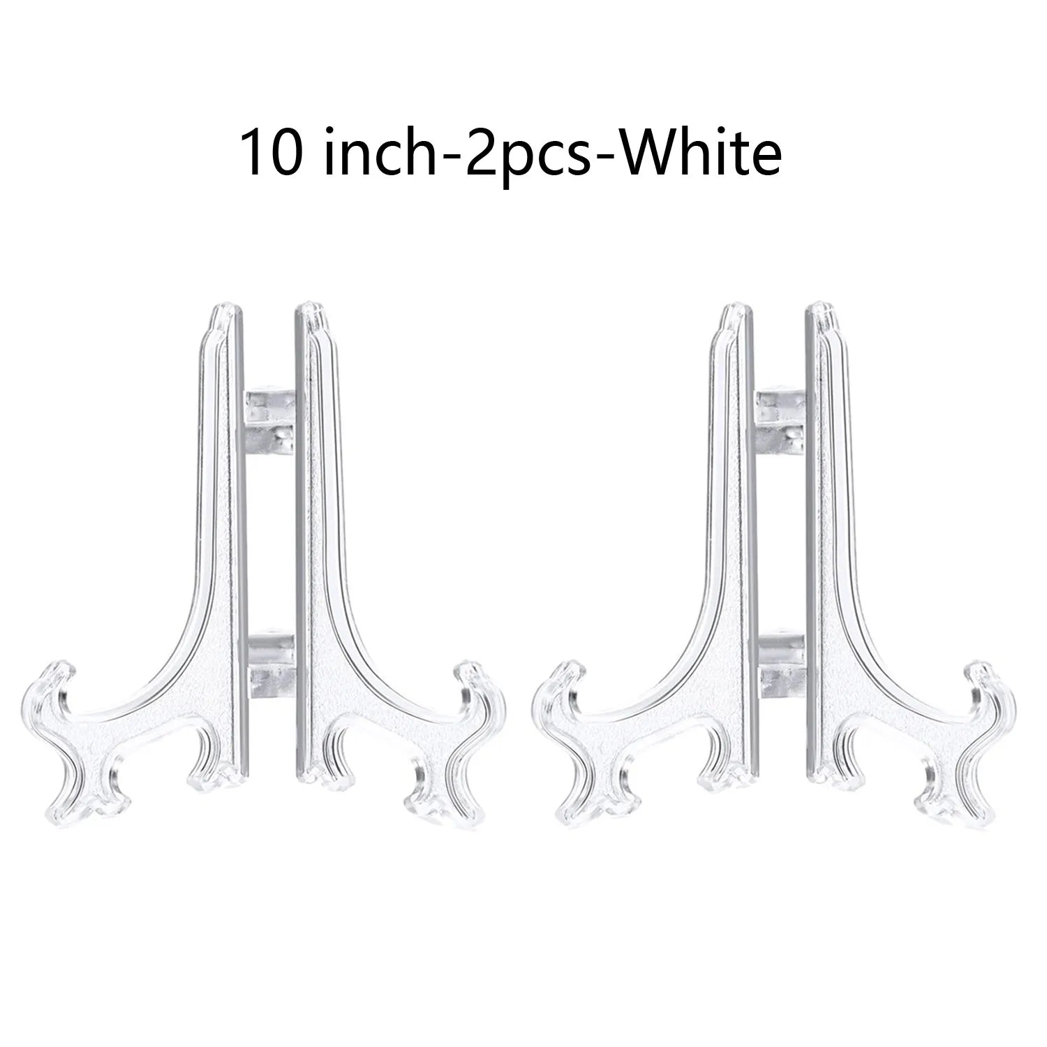 Plastic Acrylic Easels or Stand/Plate Holders to Display Pictures or Other Items at Weddings, Home Decoration, Birthdays, Tables