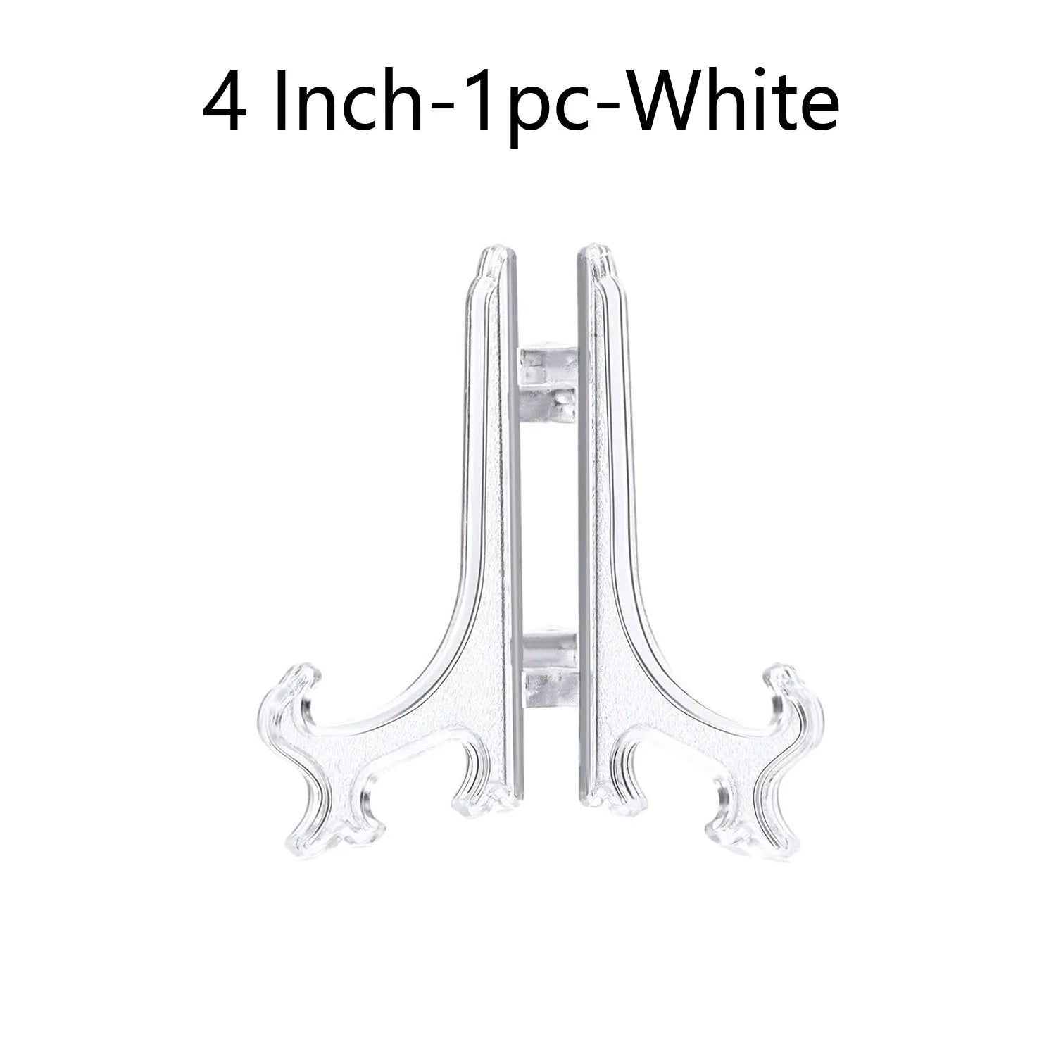 Plastic Acrylic Easels or Stand/Plate Holders to Display Pictures or Other Items at Weddings, Home Decoration, Birthdays, Tables