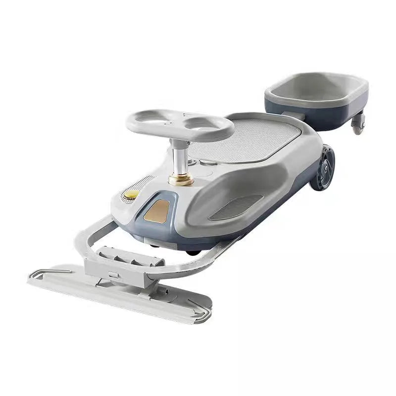 Children Foldable Mini Kart Ride Children Household Help Floor Mop House