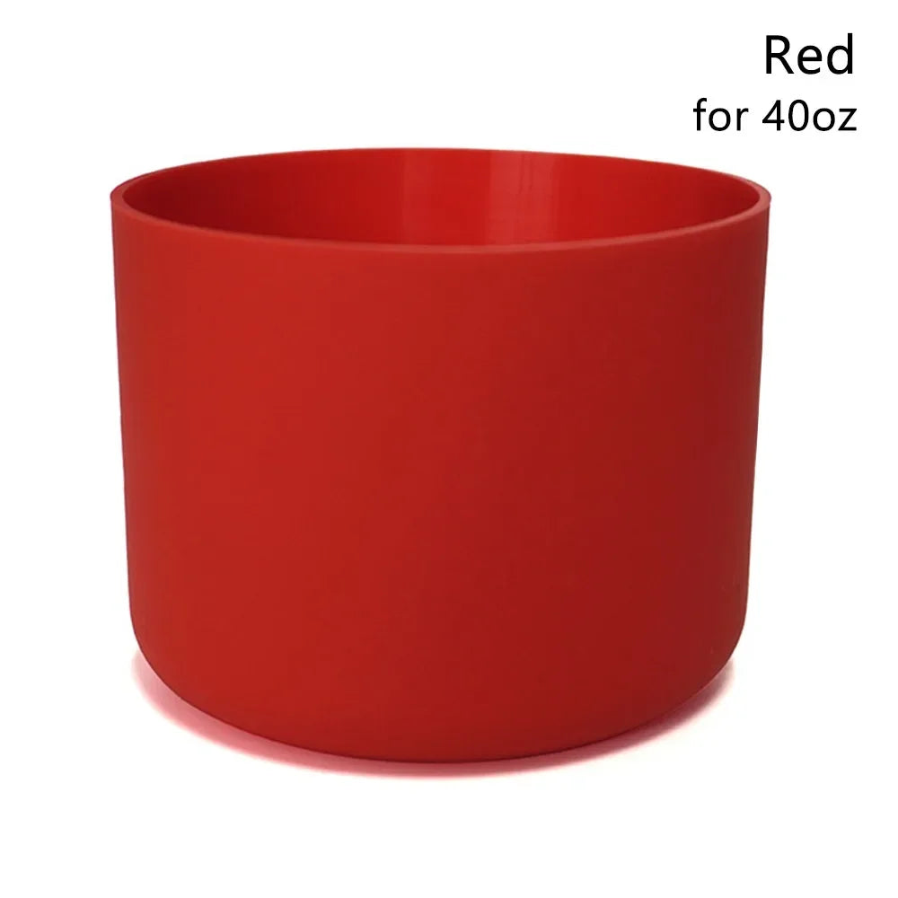 1Pcs Durable Anti-Slip Silicone Boot Colorful Protective Bottle Bottom Base Soft Cup Sleeve for Owala 24oz 32oz 40oz