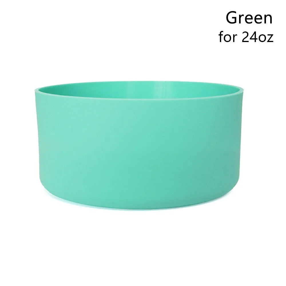 1Pcs Durable Anti-Slip Silicone Boot Colorful Protective Bottle Bottom Base Soft Cup Sleeve for Owala 24oz 32oz 40oz