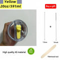 For Stanley 20oz 30oz 40oz Leak-Proof Flip Straw Lid Replacement, BPA-Free Detachable Travel Cover Accessories Easy Cleaning
