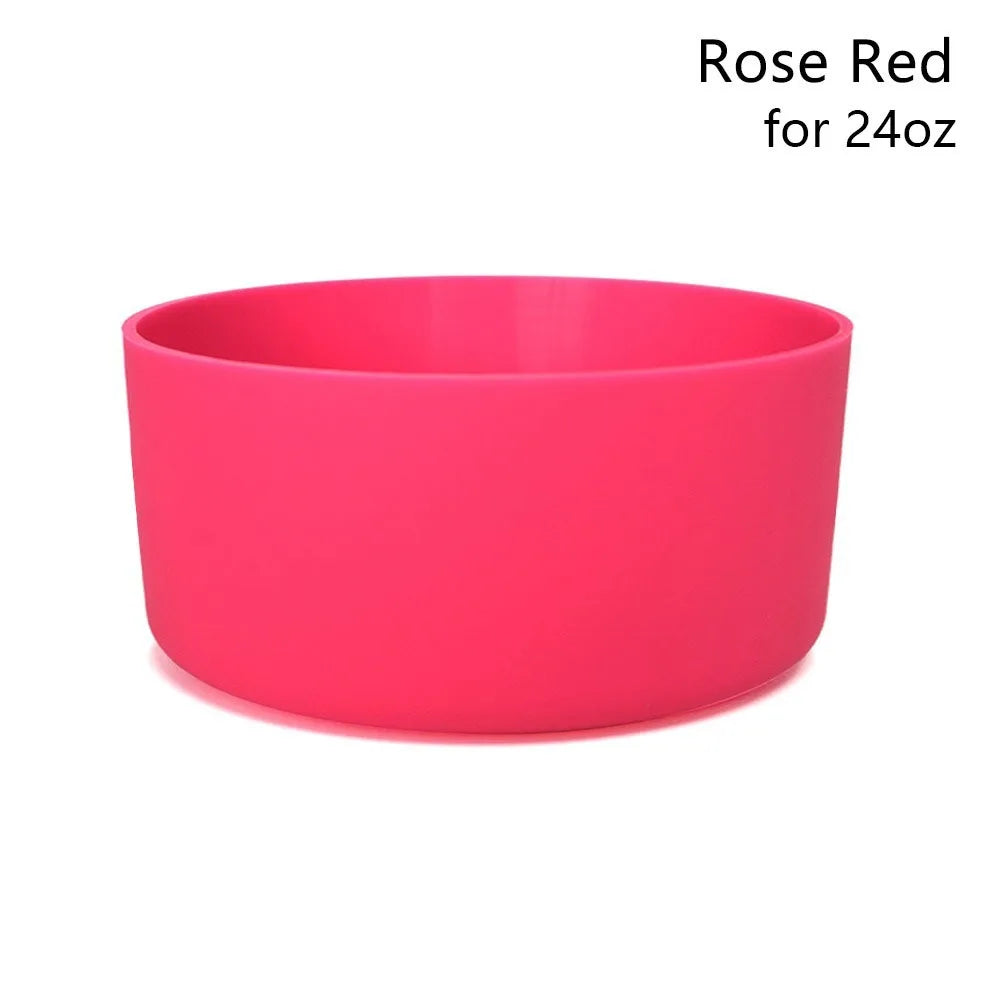 1Pcs Durable Anti-Slip Silicone Boot Colorful Protective Bottle Bottom Base Soft Cup Sleeve for Owala 24oz 32oz 40oz