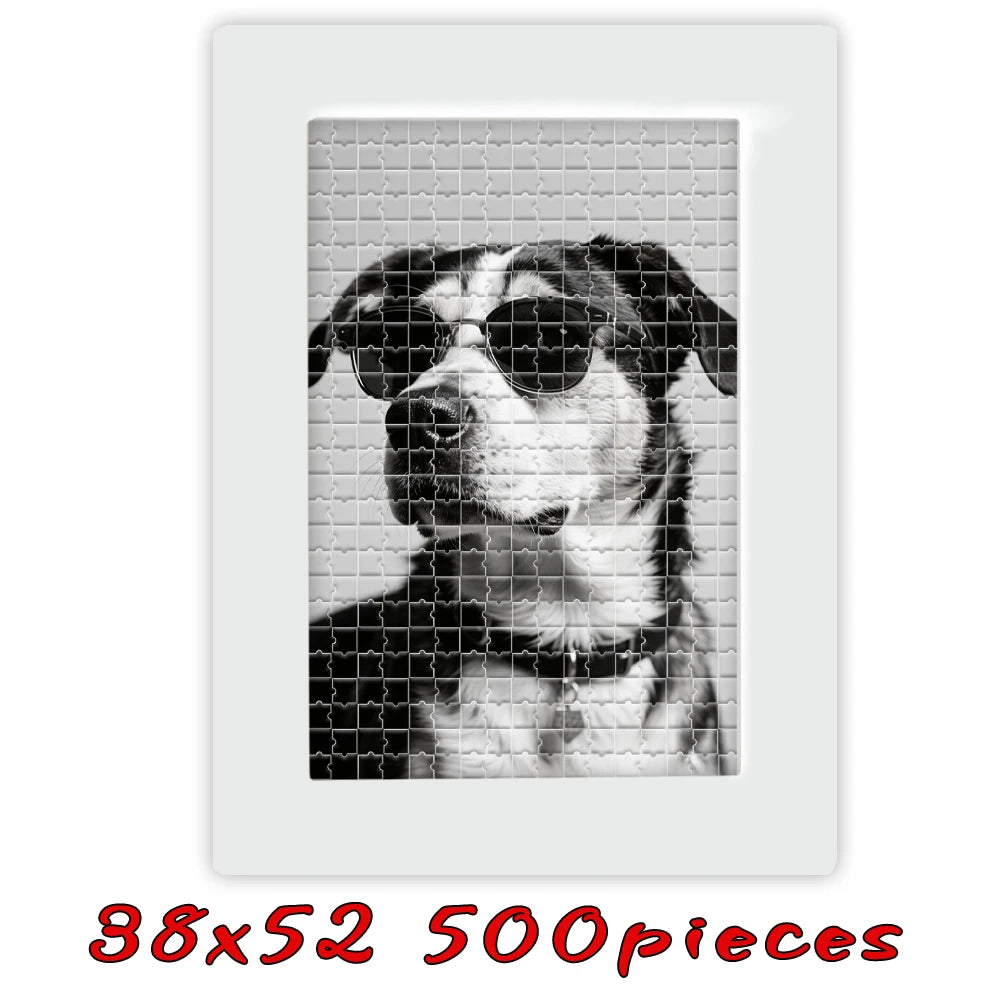 Customized Wooden Puzzles,Wooden Frames in Multiple Color Sizes,Custom Graduation Photo Puzzles as Creative Gifts
