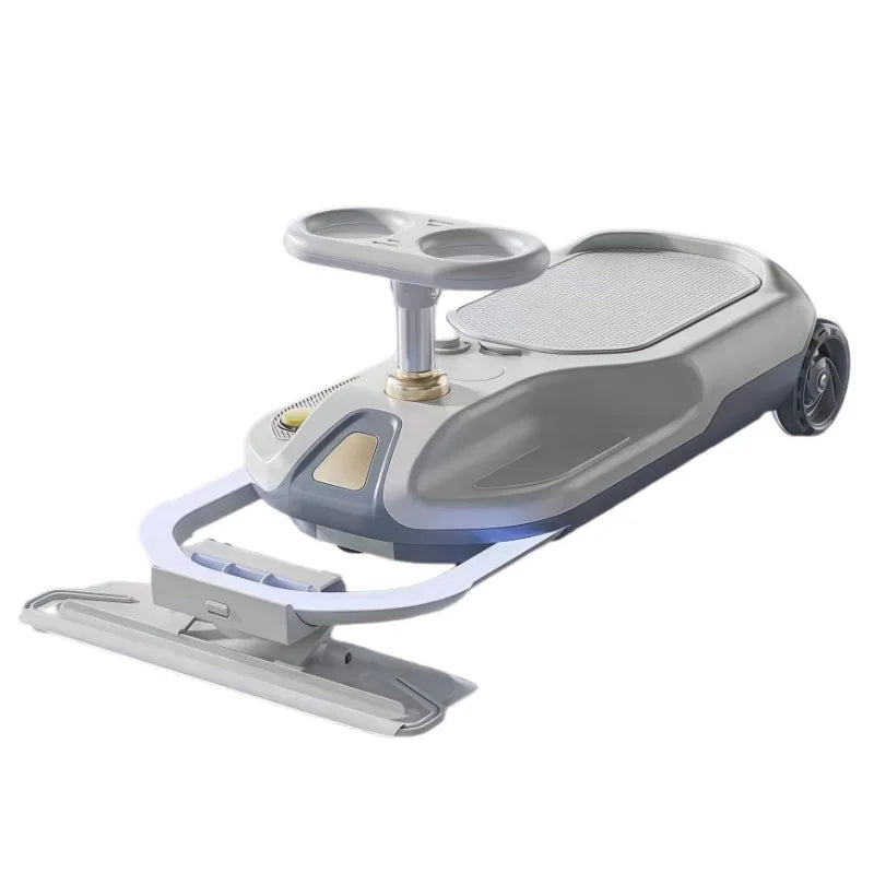 Children Foldable Mini Kart Ride Children Household Help Floor Mop House