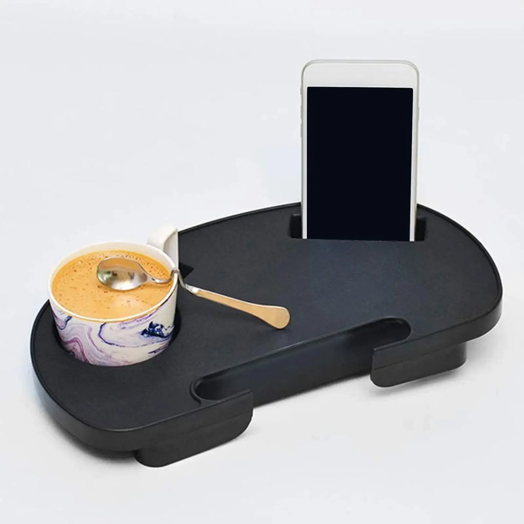 Plastic Universal Chair Cup Holder Snack Tray for Leisure Chair Garden Recliner Sun Lounger Clip Side Table（Excluding Chairs）