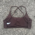 Sexy Soft Fitness Sport Bra Spaghetti Strap Cross Back Hollow Women Top Tight Gym Yoga underwear Athletic Workout With Chest Pad